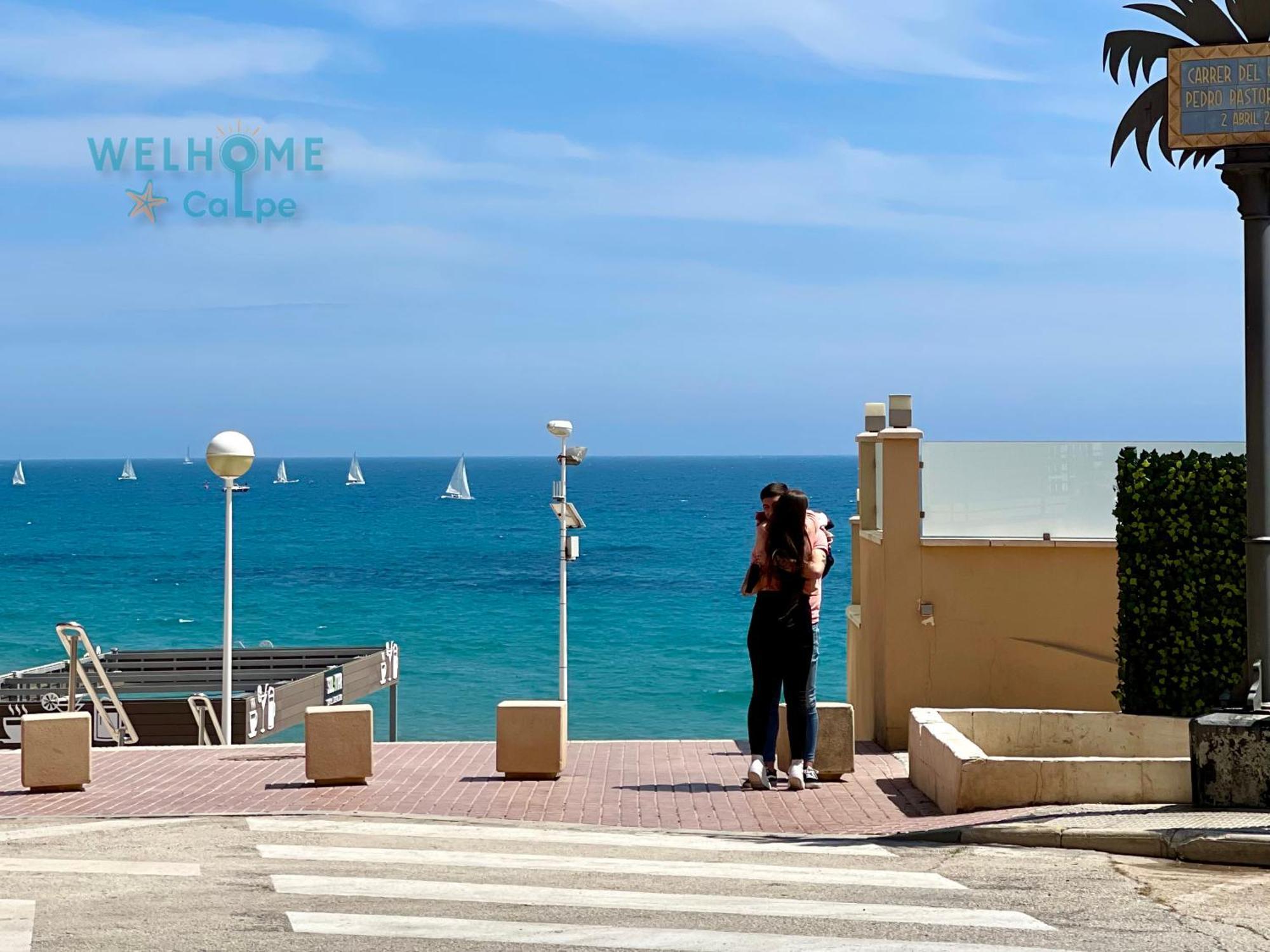 הוילה קלפה Calalga Сasa Frente A La Playa Con Piscina Privada מראה חיצוני תמונה